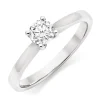 Beaverbrooks Platinum Diamond Solitaire Ring