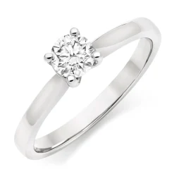Beaverbrooks Platinum Diamond Solitaire Ring
