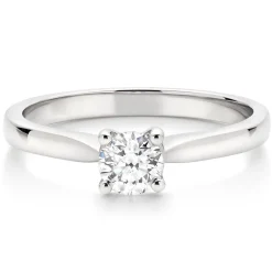Beaverbrooks Platinum Diamond Solitaire Ring