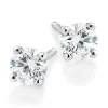 Beaverbrooks Platinum Diamond Stud Earrings