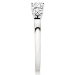 Beaverbrooks Platinum Diamond Three Stone Engagement Ring