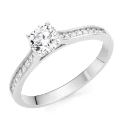 Beaverbrooks Platinum Diamond Solitaire Engagement Ring