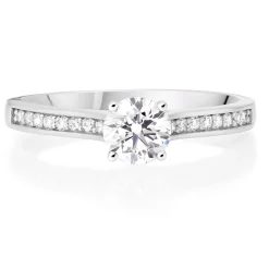 Beaverbrooks Platinum Diamond Solitaire Engagement Ring