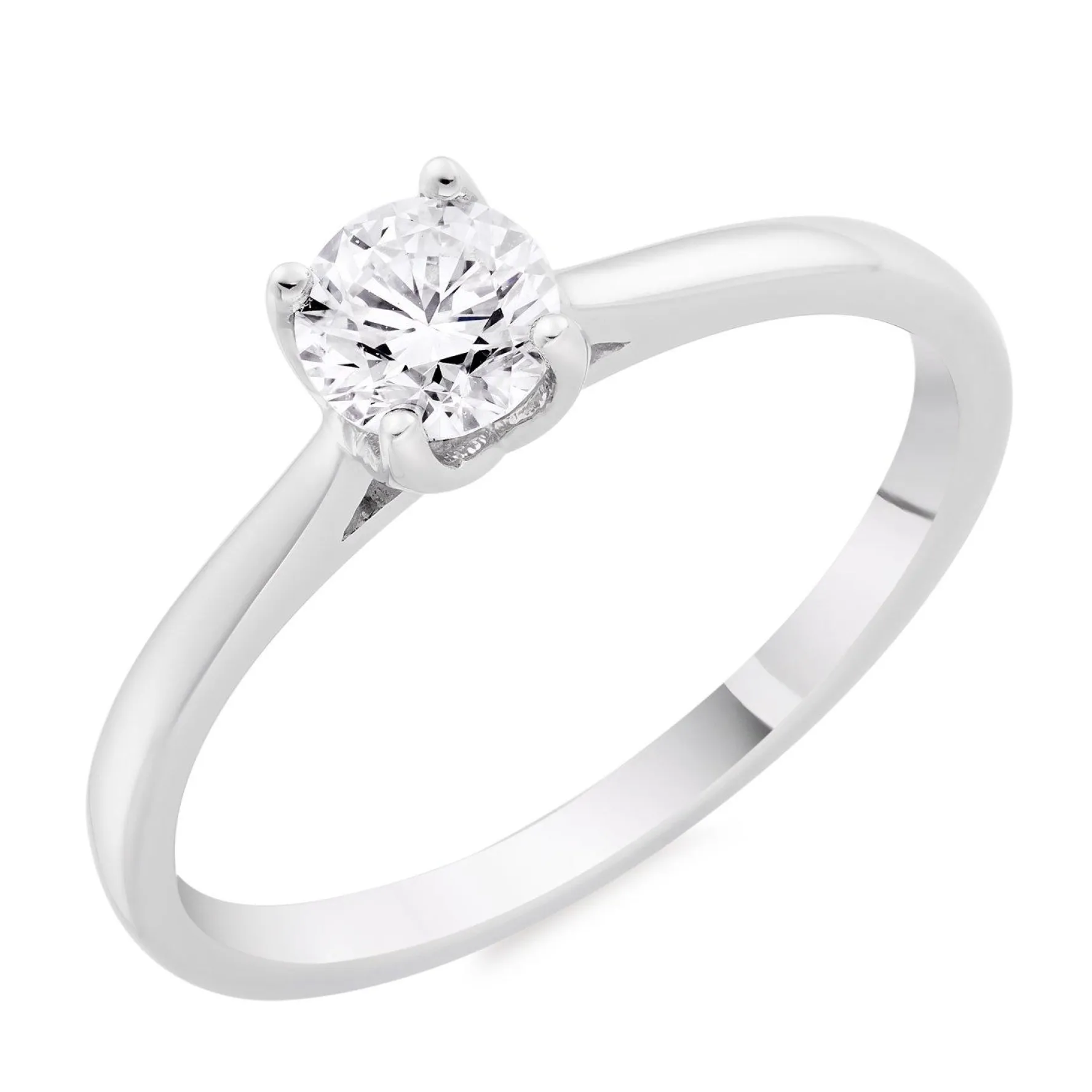 Beaverbrooks Platinum Diamond Solitaire Engagement Ring