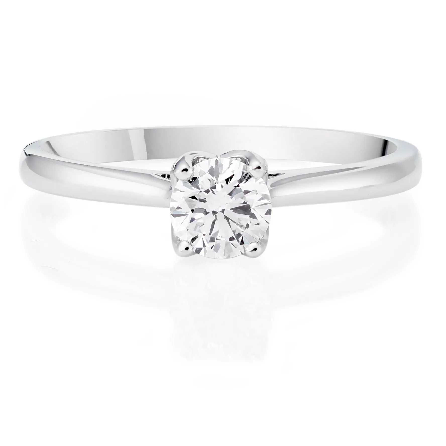 Beaverbrooks Platinum Diamond Solitaire Engagement Ring