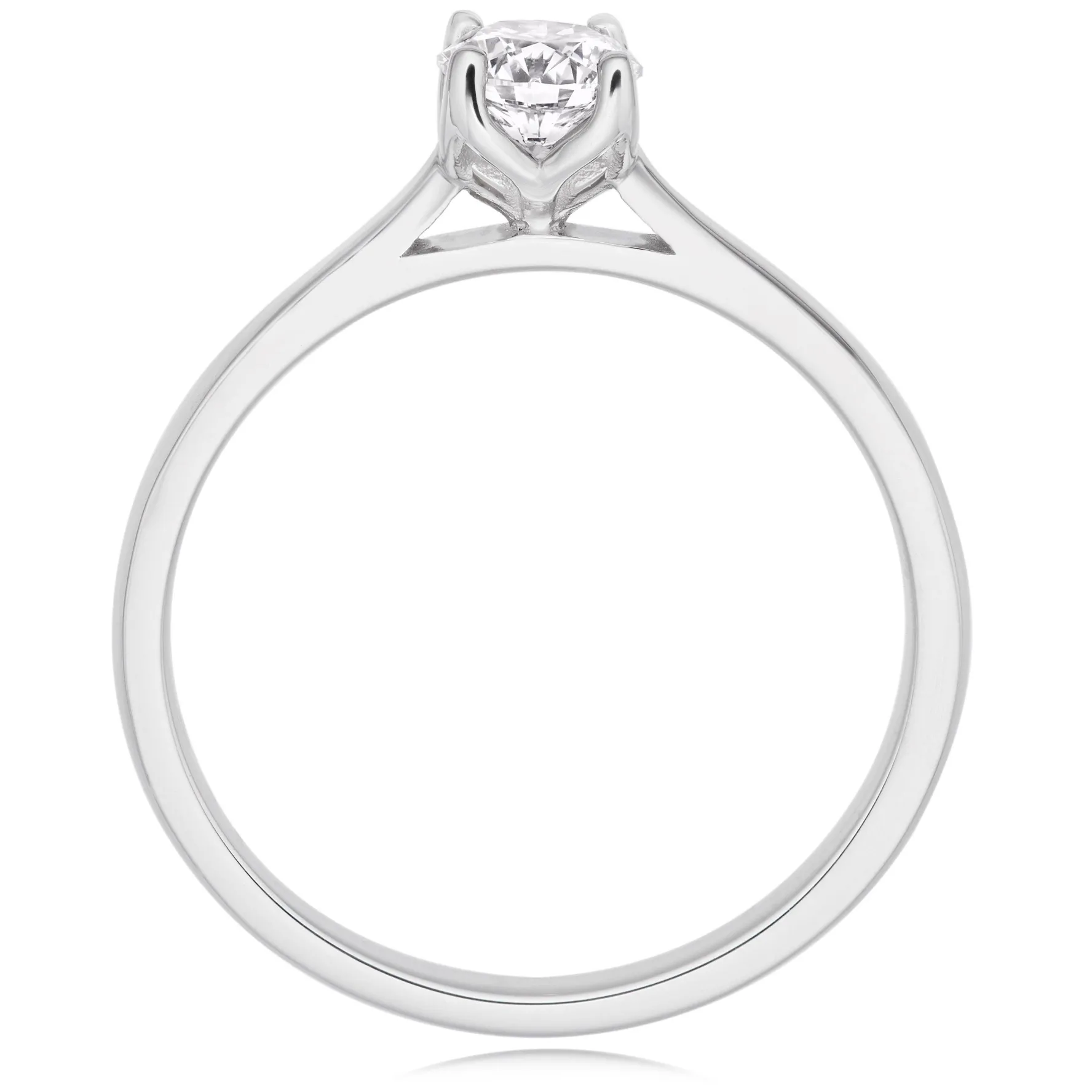 Beaverbrooks Platinum Diamond Solitaire Engagement Ring