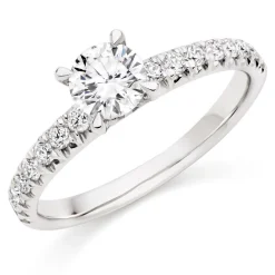 Beaverbrooks Platinum Diamond Solitaire Ring