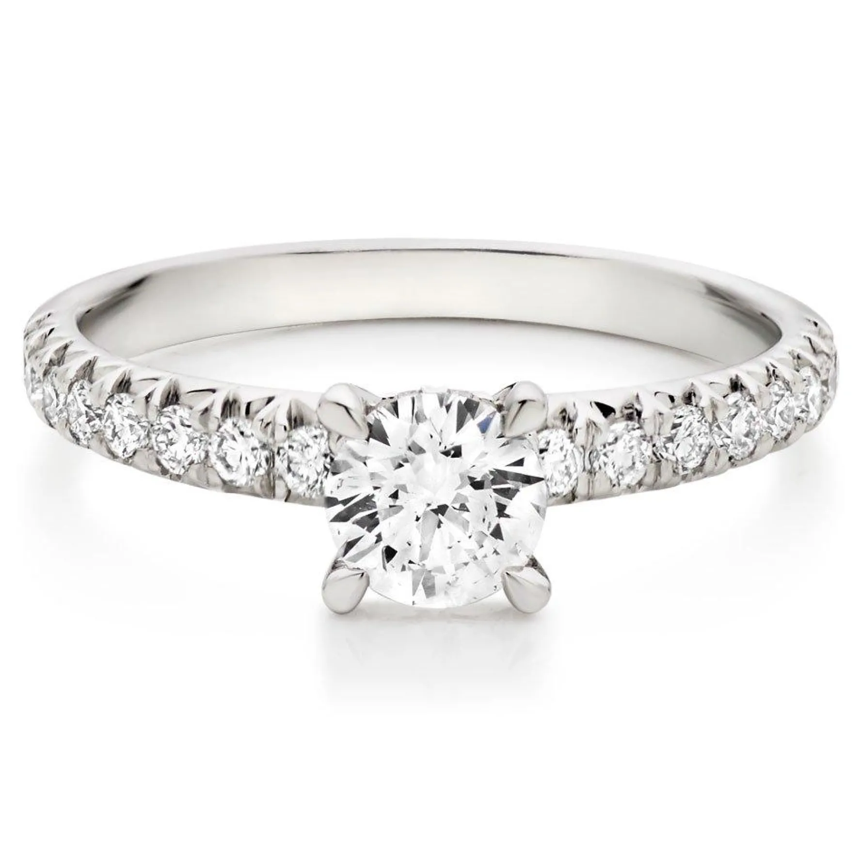 Beaverbrooks Platinum Diamond Solitaire Ring
