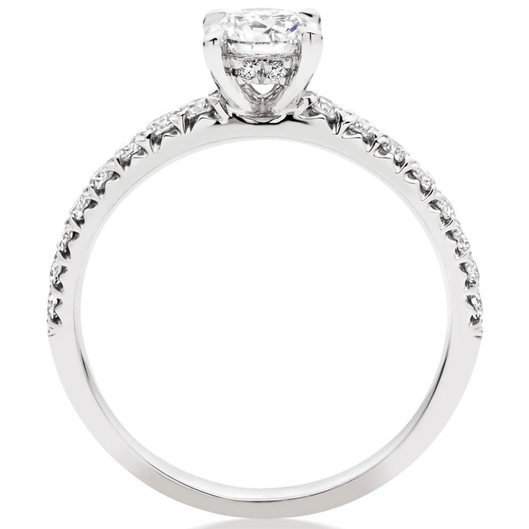 Beaverbrooks Platinum Diamond Solitaire Ring