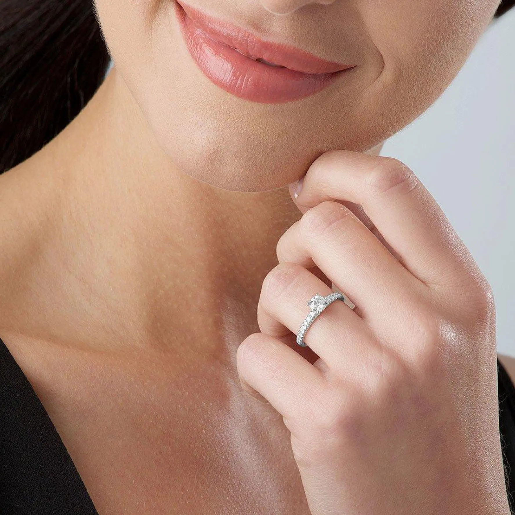 Beaverbrooks Platinum Diamond Solitaire Ring