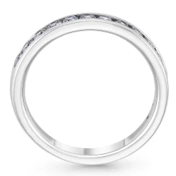Beaverbrooks Platinum Diamond Half Eternity Ring