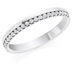 Beaverbrooks Platinum Diamond 2.5mm Wedding Ring