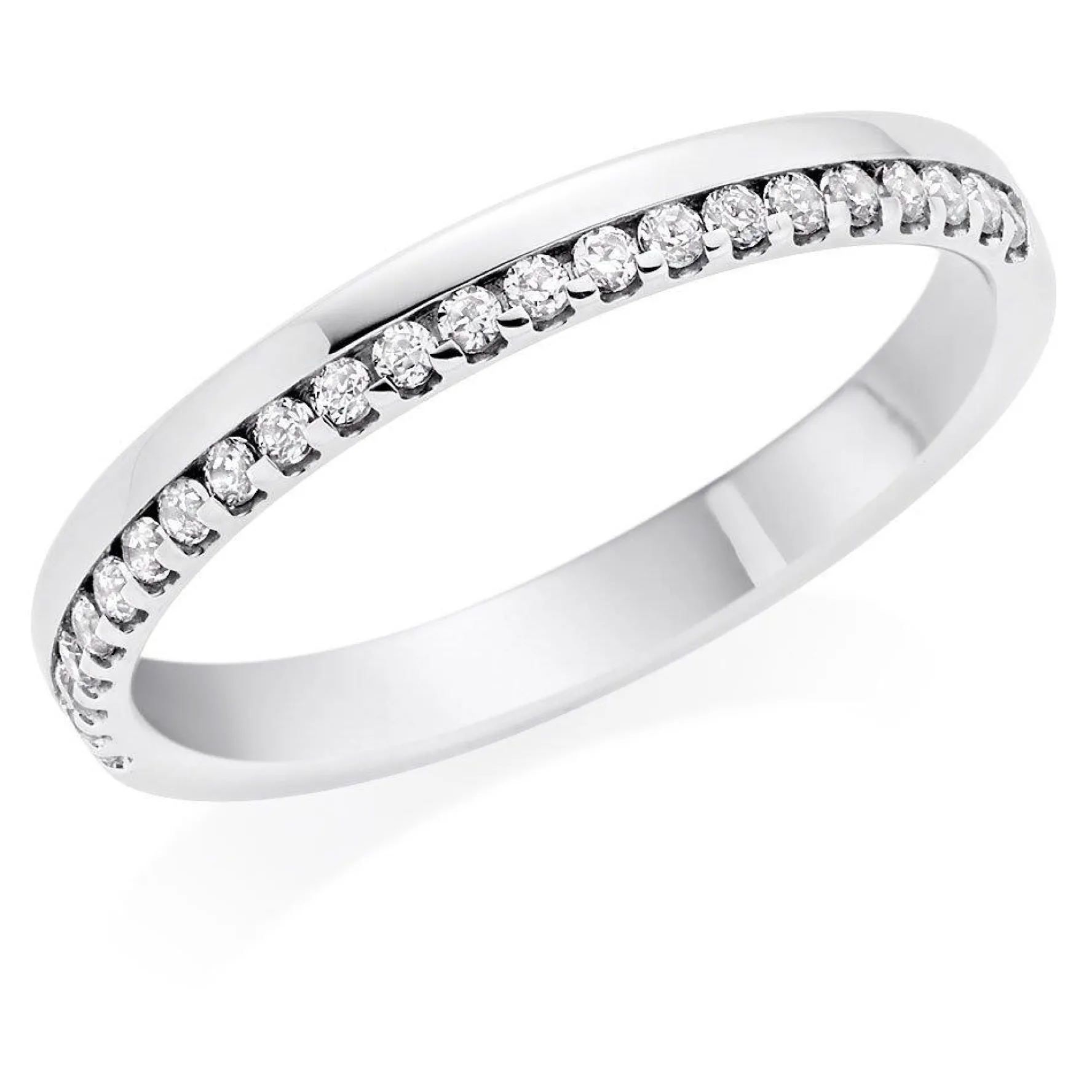 Beaverbrooks Platinum Diamond 2.5mm Wedding Ring