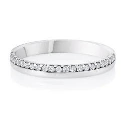 Beaverbrooks Platinum Diamond 2.5mm Wedding Ring