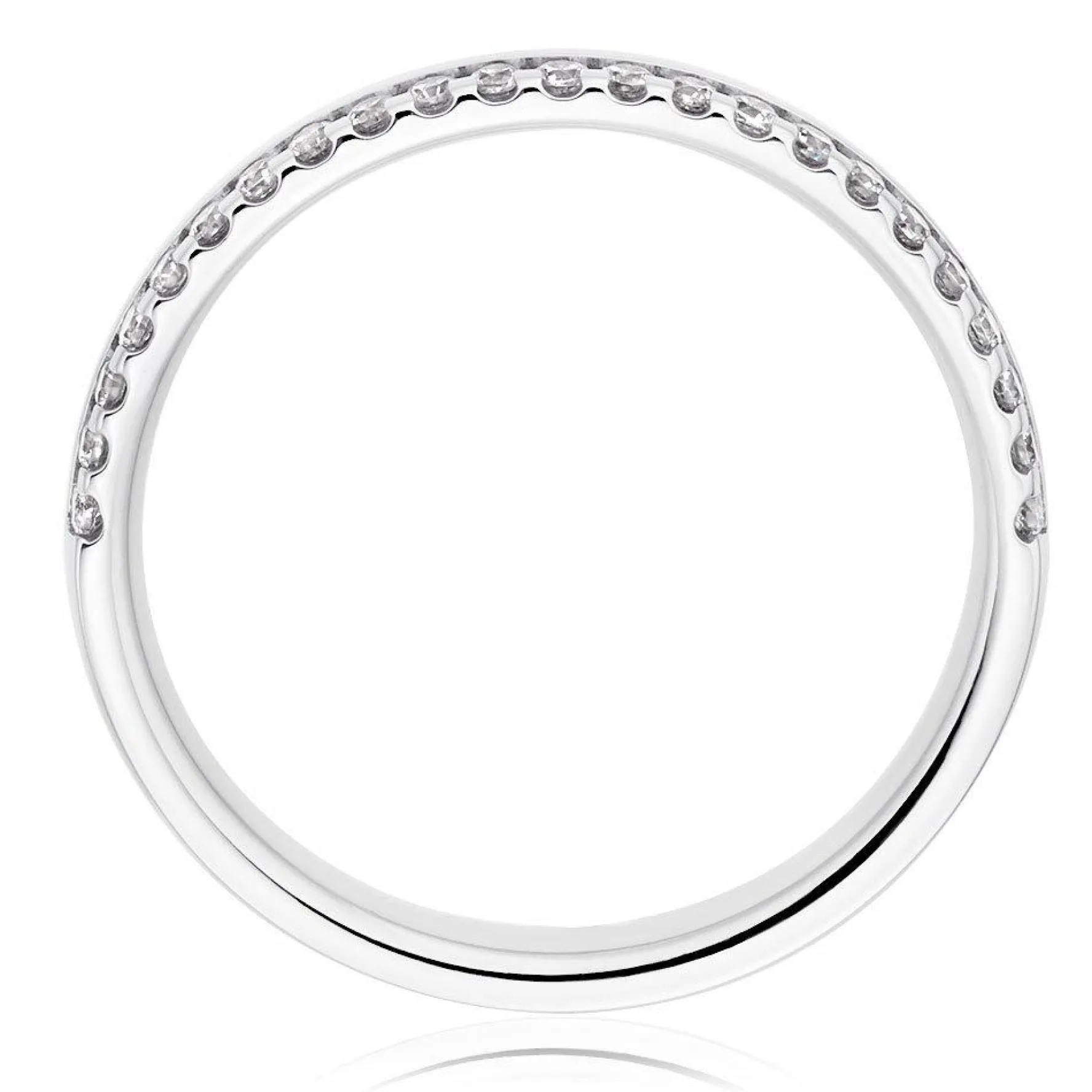 Beaverbrooks Platinum Diamond 2.5mm Wedding Ring