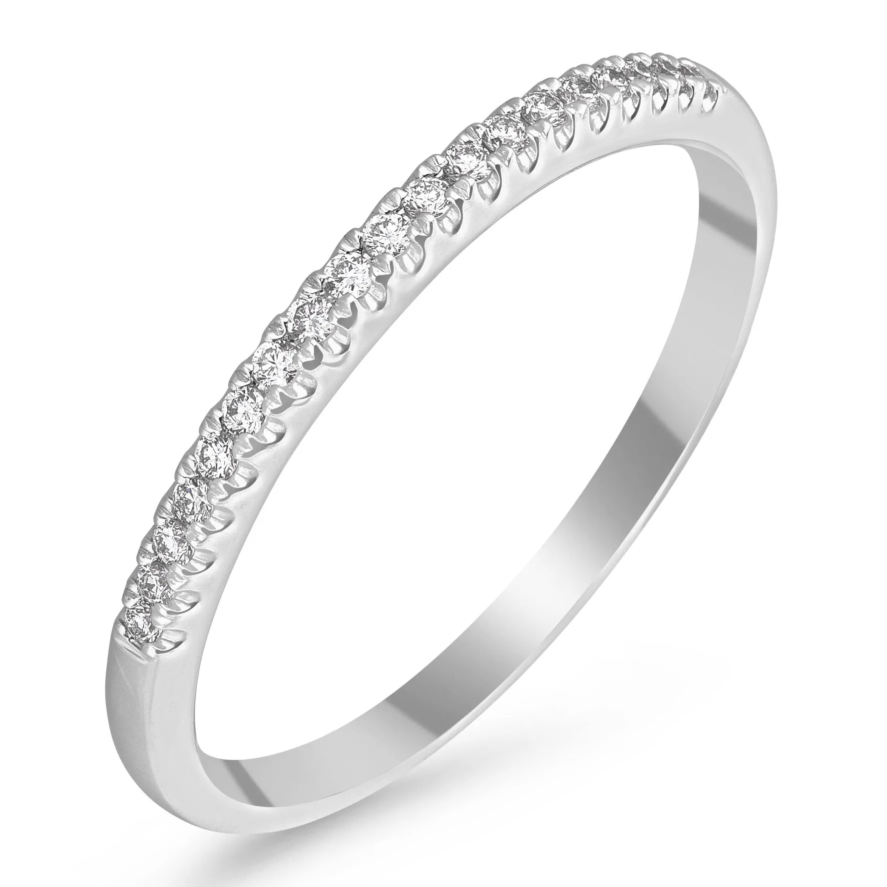 Beaverbrooks Platinum Diamond 1.5mm Ladies Wedding Ring