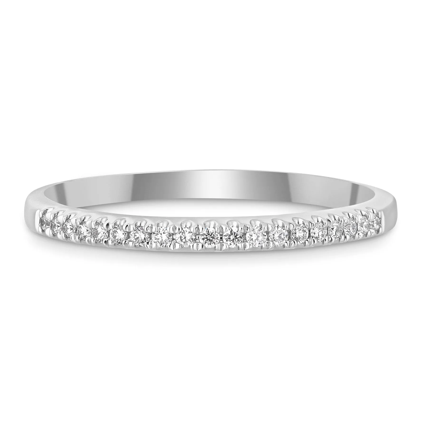 Beaverbrooks Platinum Diamond 1.5mm Ladies Wedding Ring