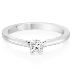 Beaverbrooks Platinum Diamond Solitaire Ring