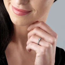 Beaverbrooks Platinum Diamond Princess Cut Solitaire Engagement Ring