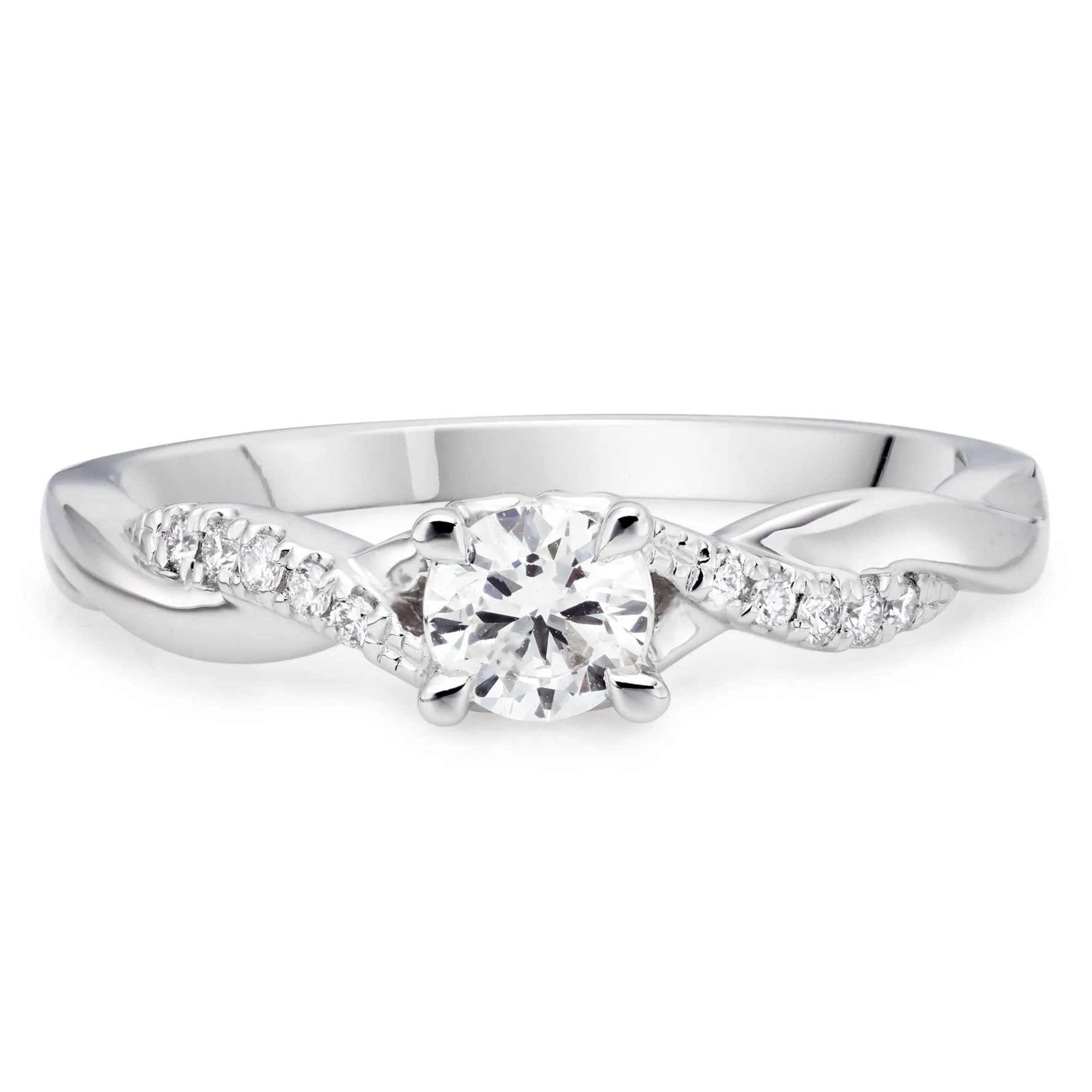 Beaverbrooks Platinum Diamond Solitaire Engagement Ring