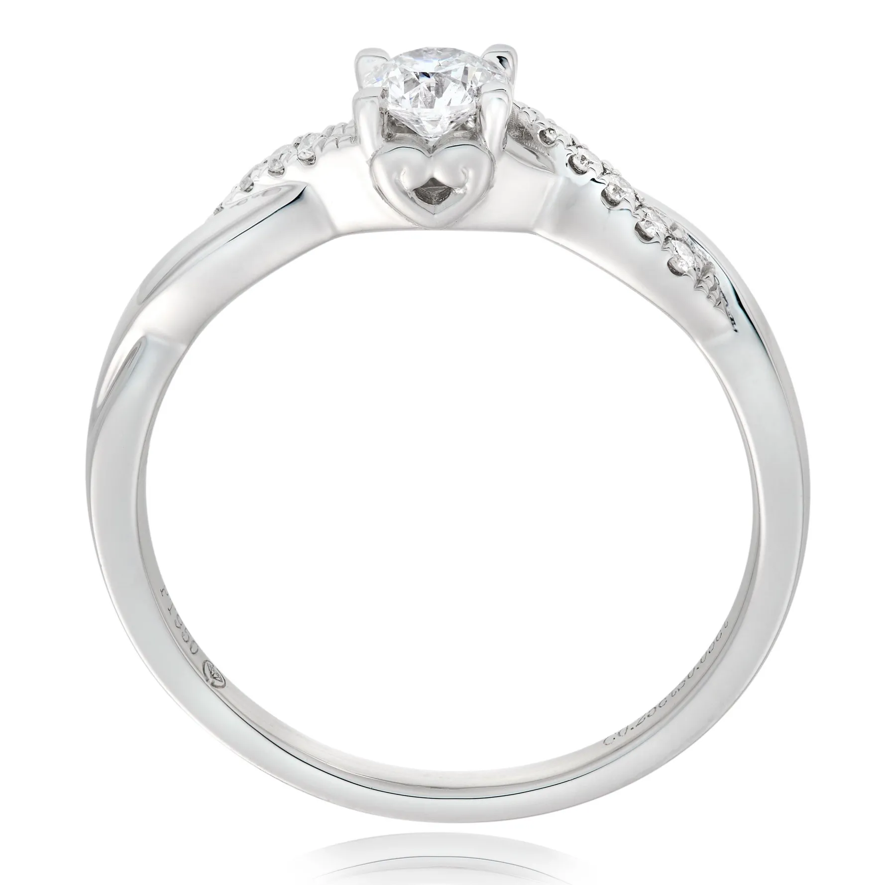 Beaverbrooks Platinum Diamond Solitaire Engagement Ring