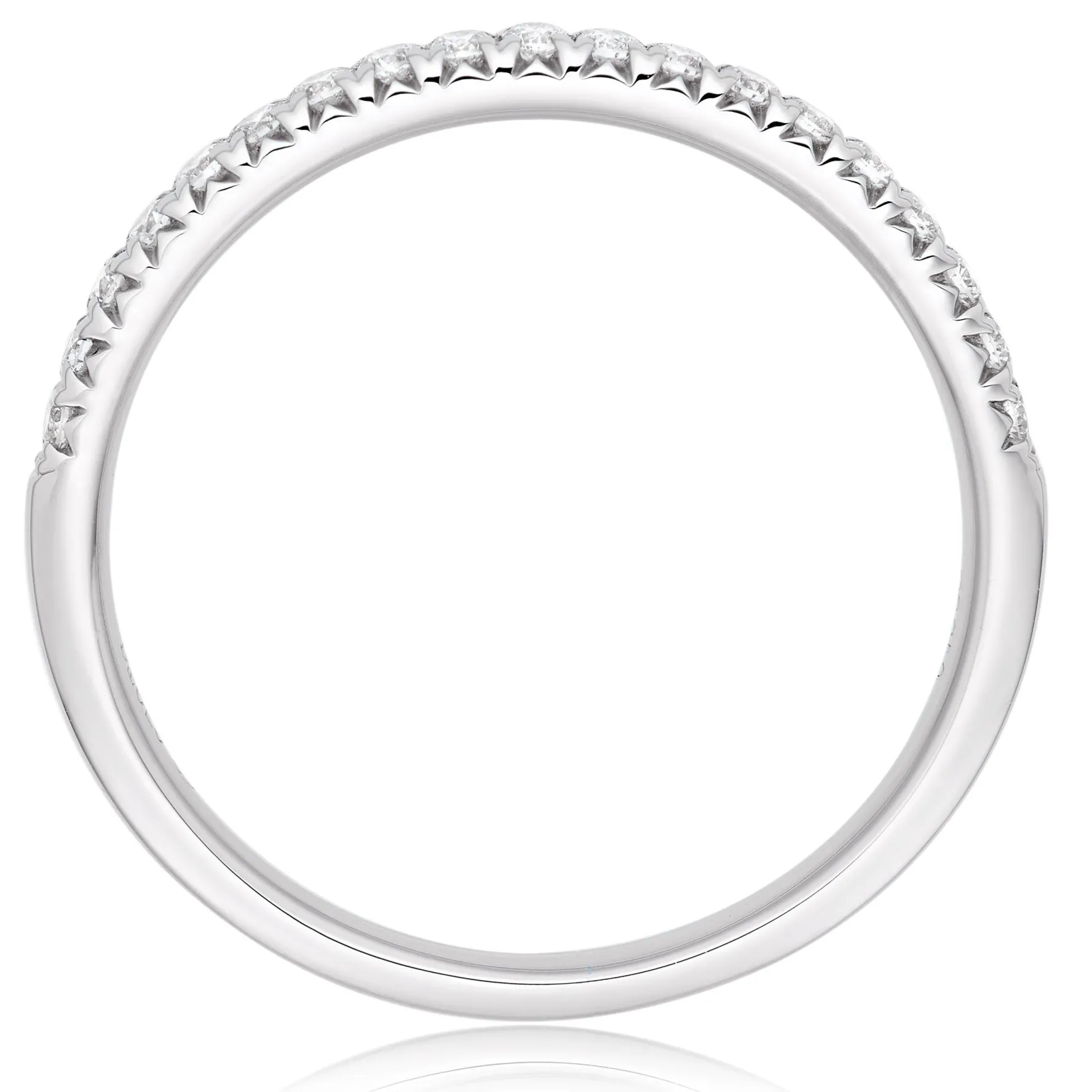 Beaverbrooks Platinum Diamond 1.5mm Wedding Ring
