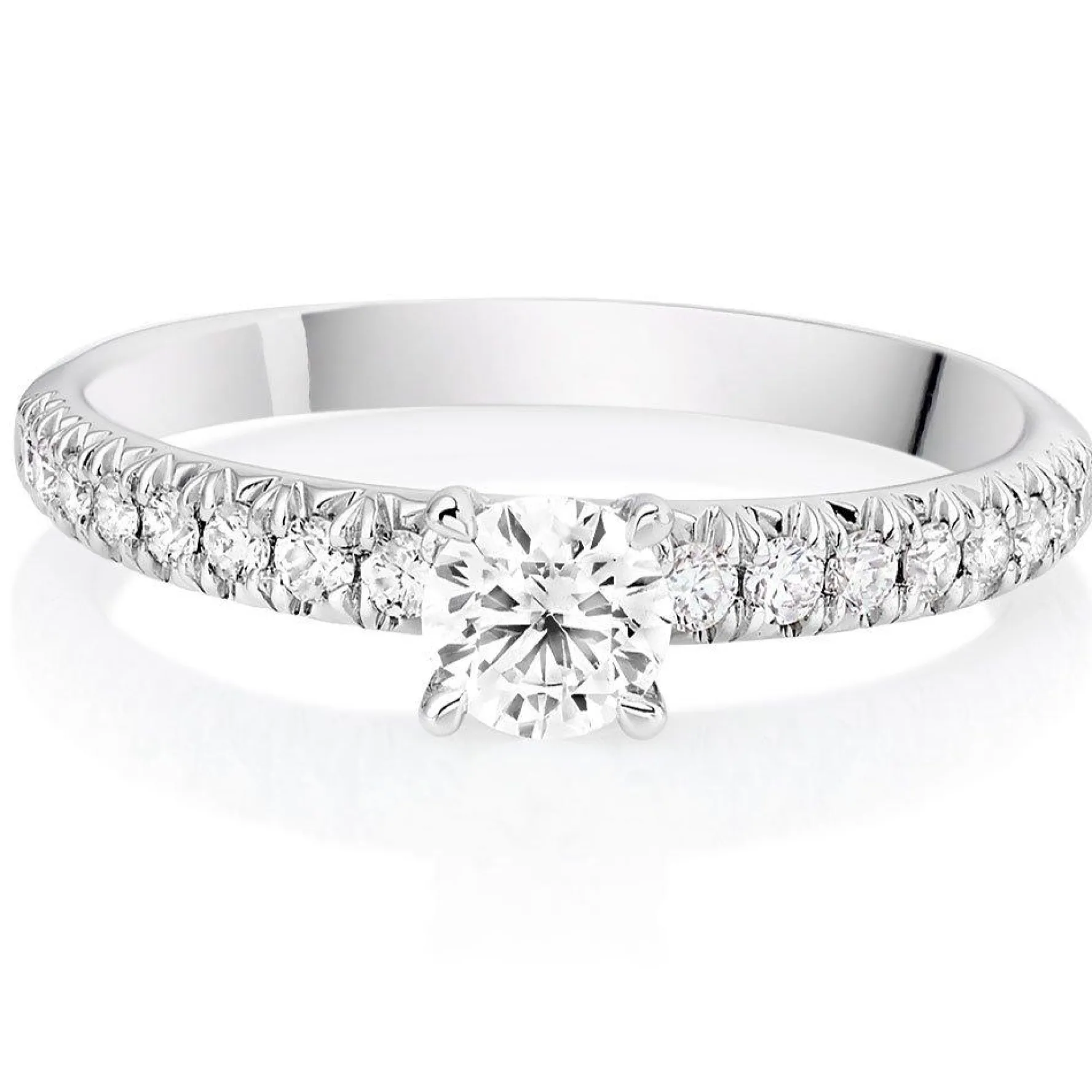 Beaverbrooks Platinum Diamond Solitaire Ring