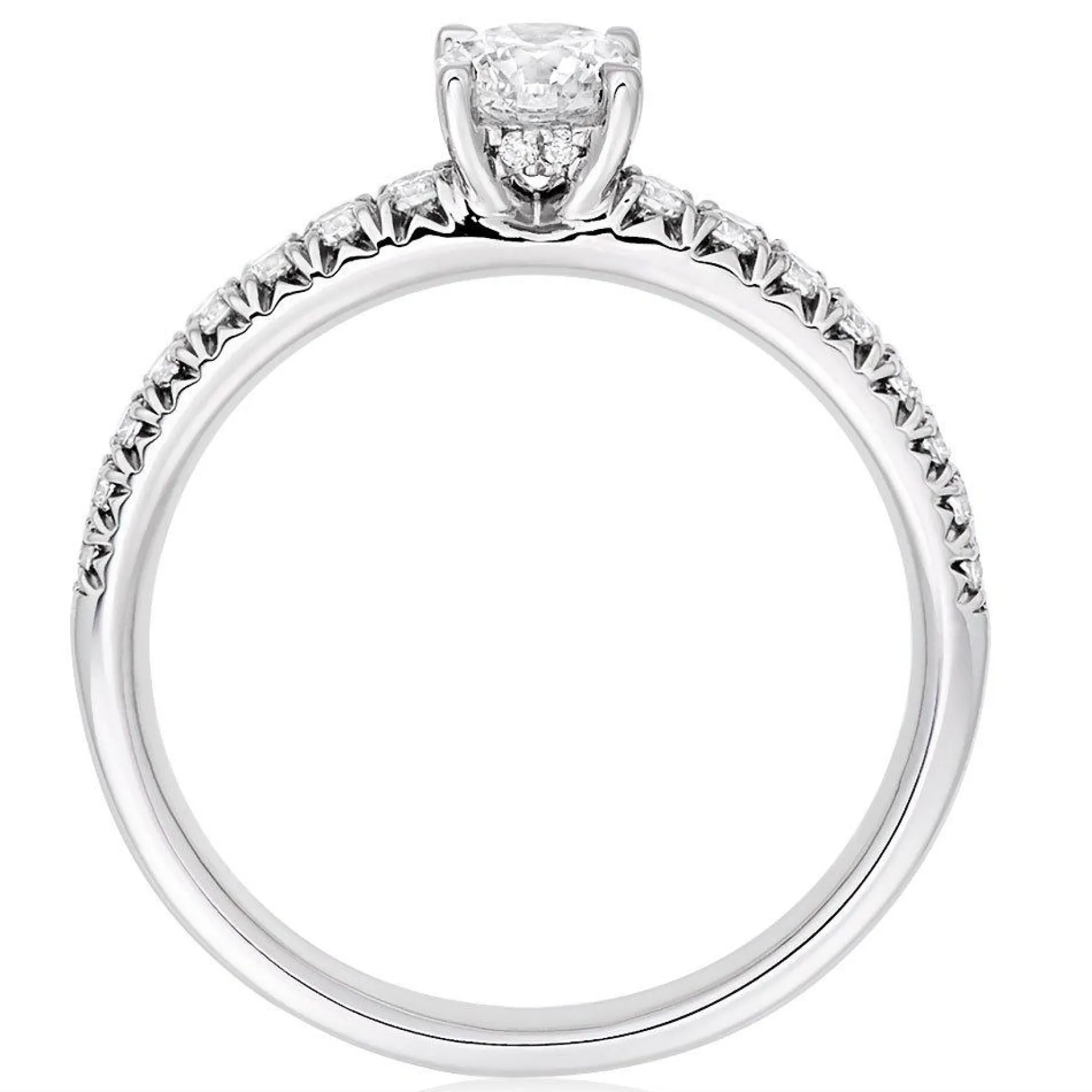 Beaverbrooks Platinum Diamond Solitaire Ring