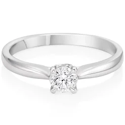 Beaverbrooks Platinum Diamond Solitaire Ring