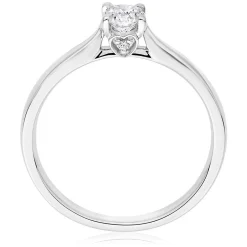 Beaverbrooks Platinum Diamond Solitaire Ring