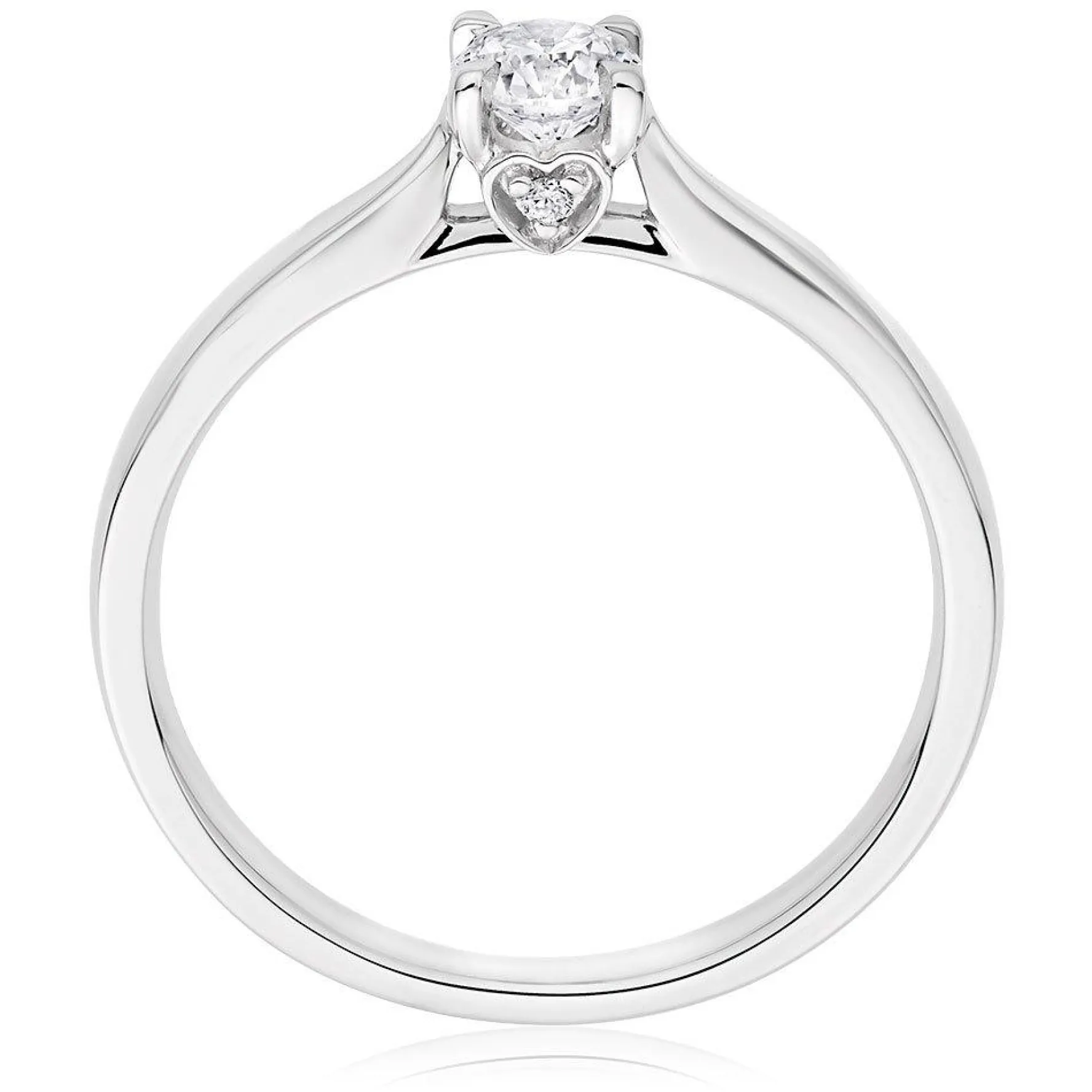 Beaverbrooks Platinum Diamond Solitaire Ring
