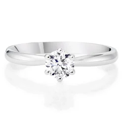 Beaverbrooks Platinum Diamond Solitaire Engagement Ring