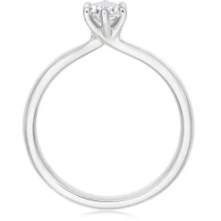 Beaverbrooks Platinum Diamond Solitaire Engagement Ring