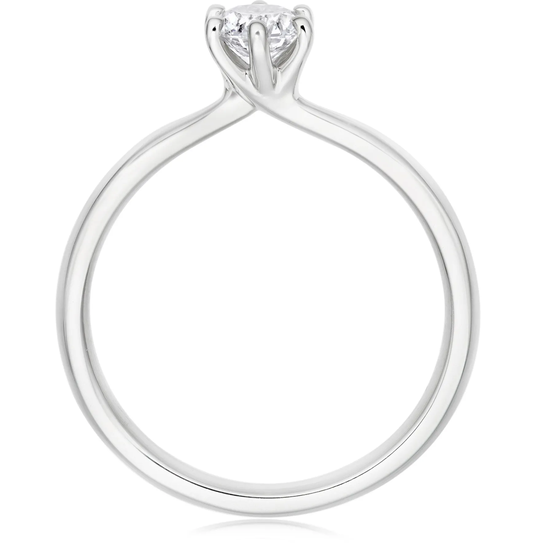 Beaverbrooks Platinum Diamond Solitaire Engagement Ring