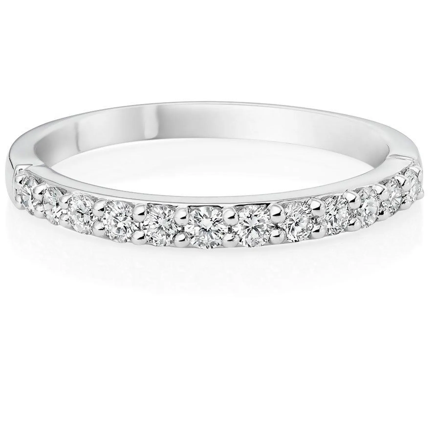 Beaverbrooks Platinum Diamond 2mm Wedding Ring