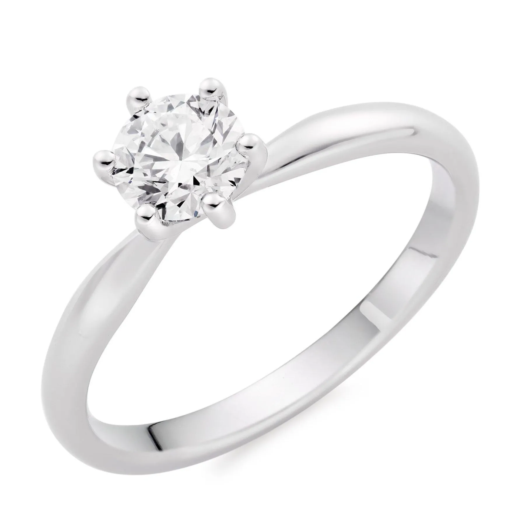 Beaverbrooks Platinum Diamond Solitaire Engagement Ring