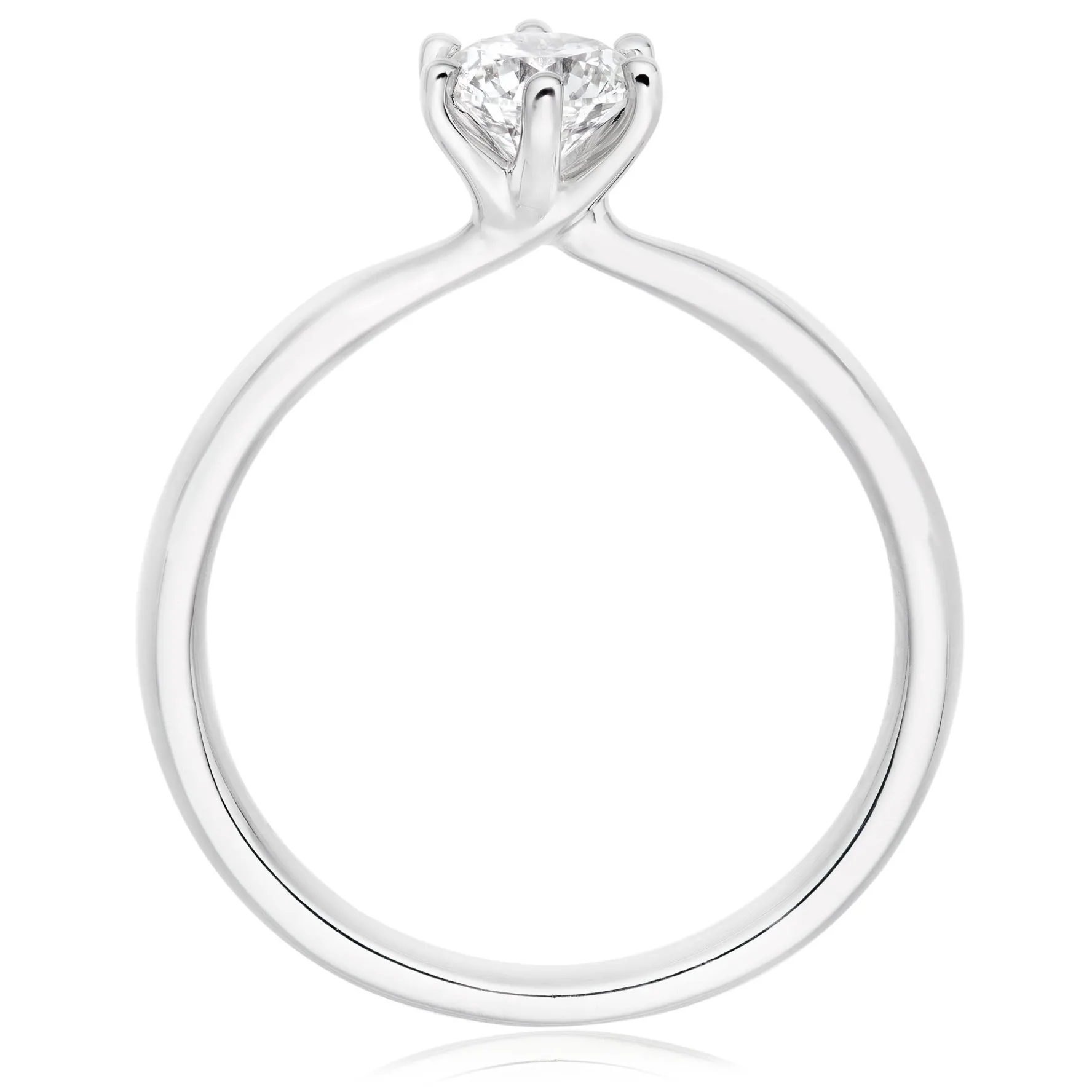 Beaverbrooks Platinum Diamond Solitaire Engagement Ring