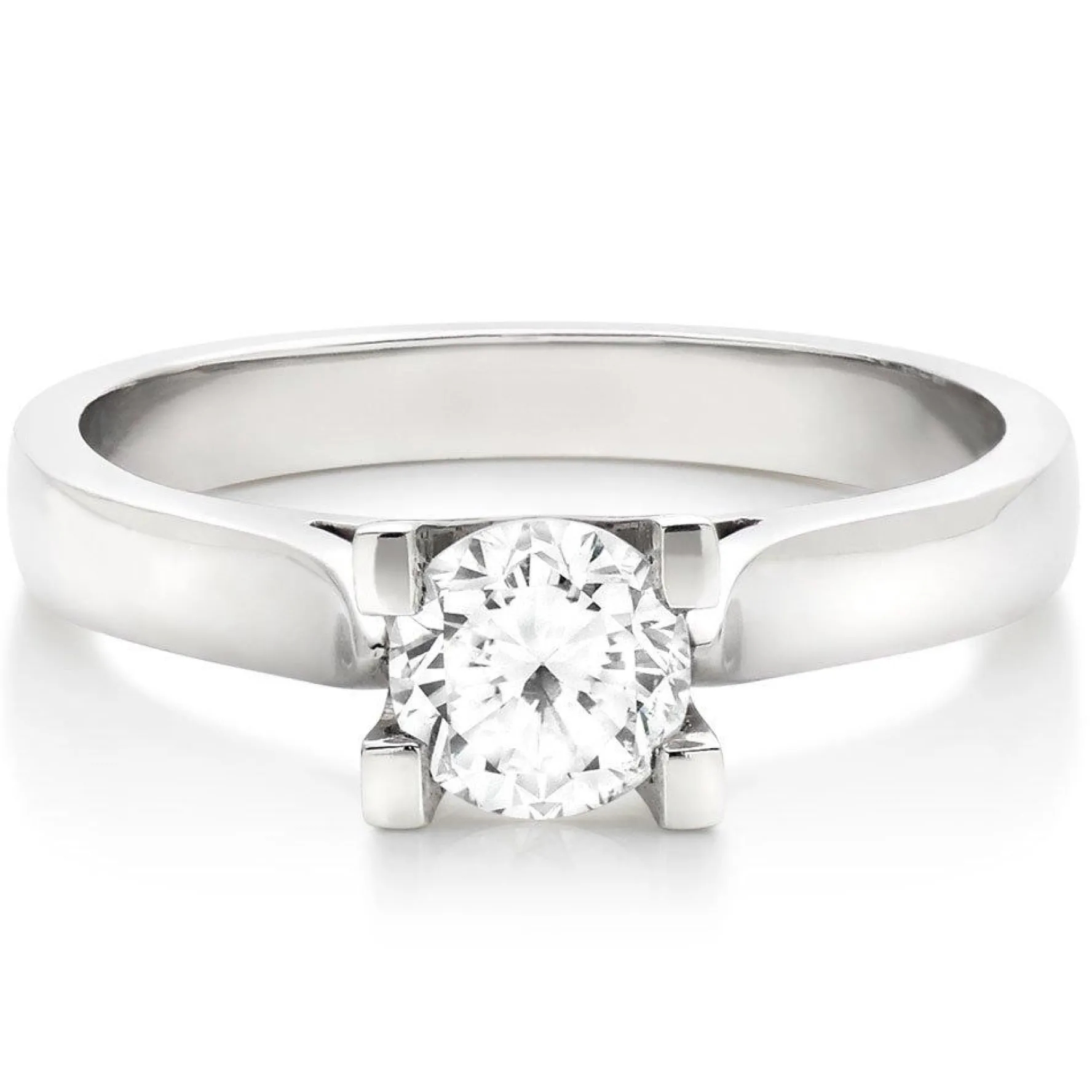 Beaverbrooks Platinum Diamond Solitaire Ring