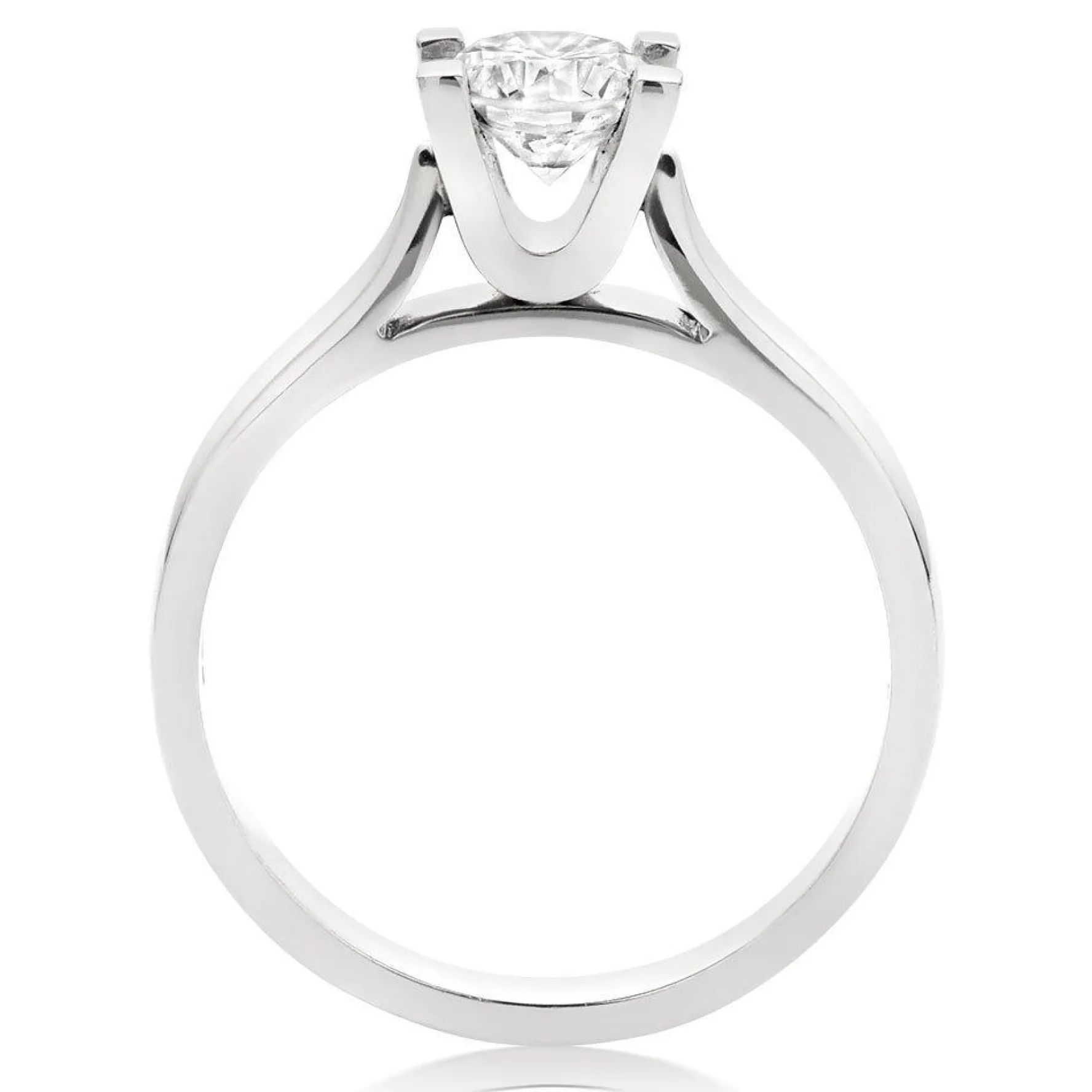 Beaverbrooks Platinum Diamond Solitaire Ring