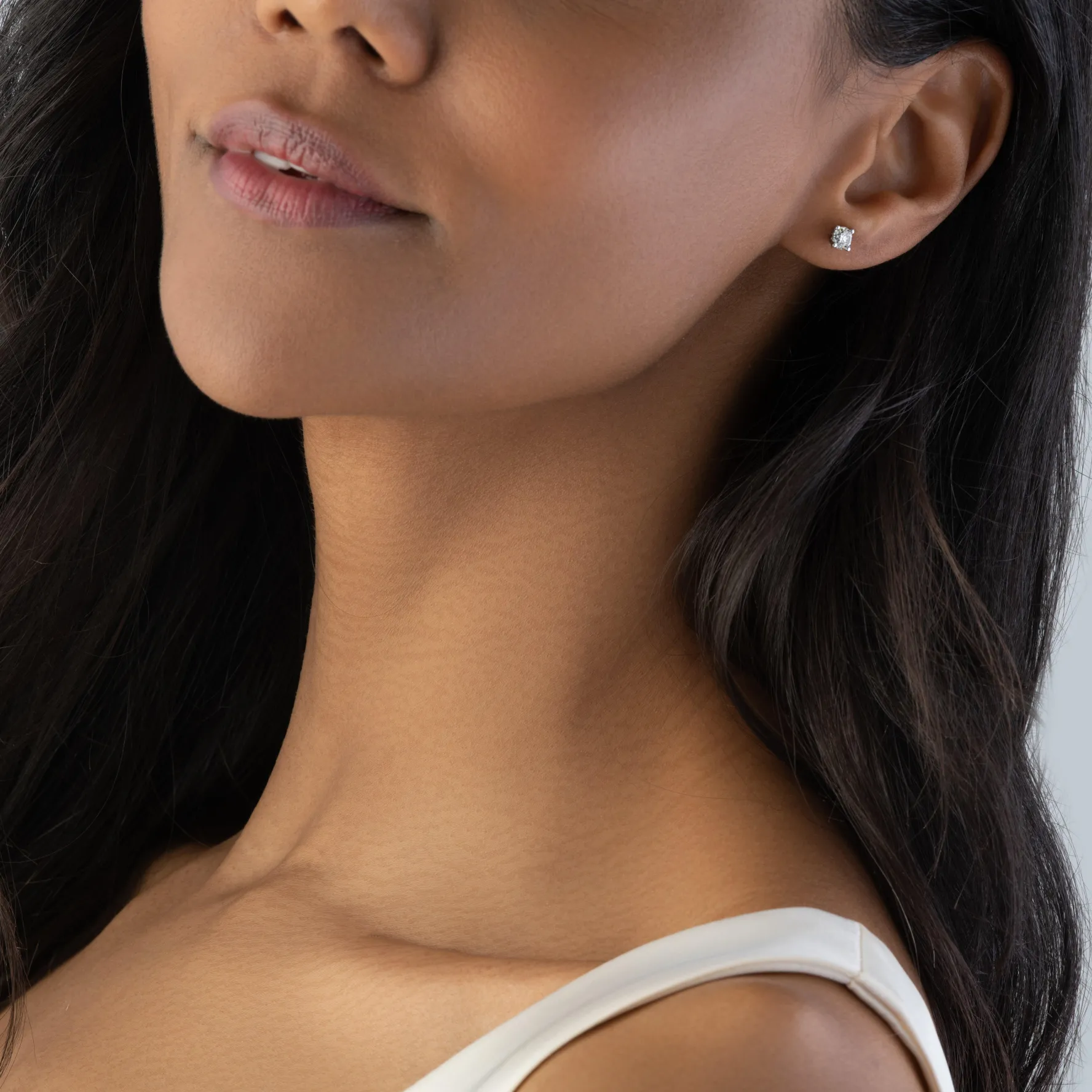 Beaverbrooks Platinum Diamond Stud Earrings
