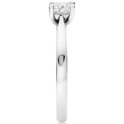 Beaverbrooks Platinum Diamond Princess Cut Solitaire Engagement Ring