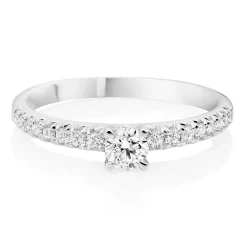 Beaverbrooks Platinum Diamond Solitaire Ring
