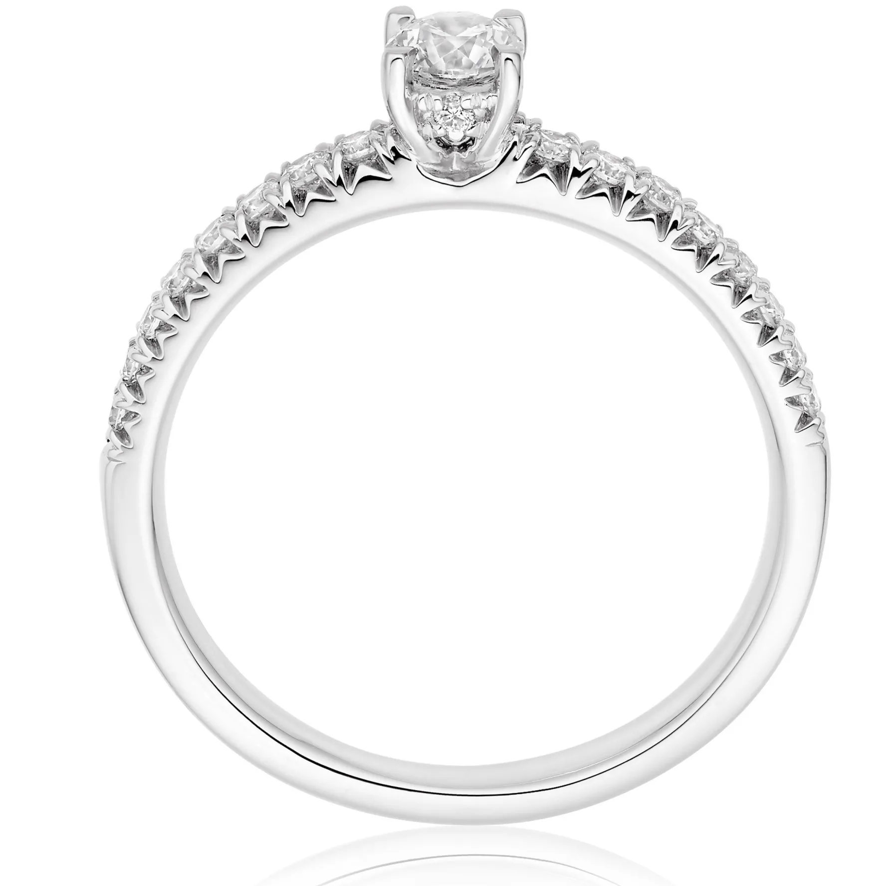 Beaverbrooks Platinum Diamond Solitaire Ring