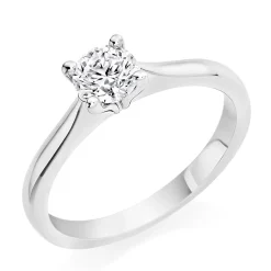 Beaverbrooks Platinum Diamond Solitaire Ring