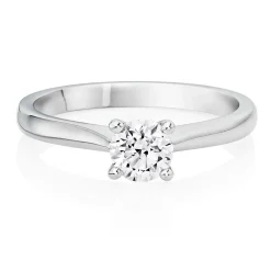 Beaverbrooks Platinum Diamond Solitaire Ring