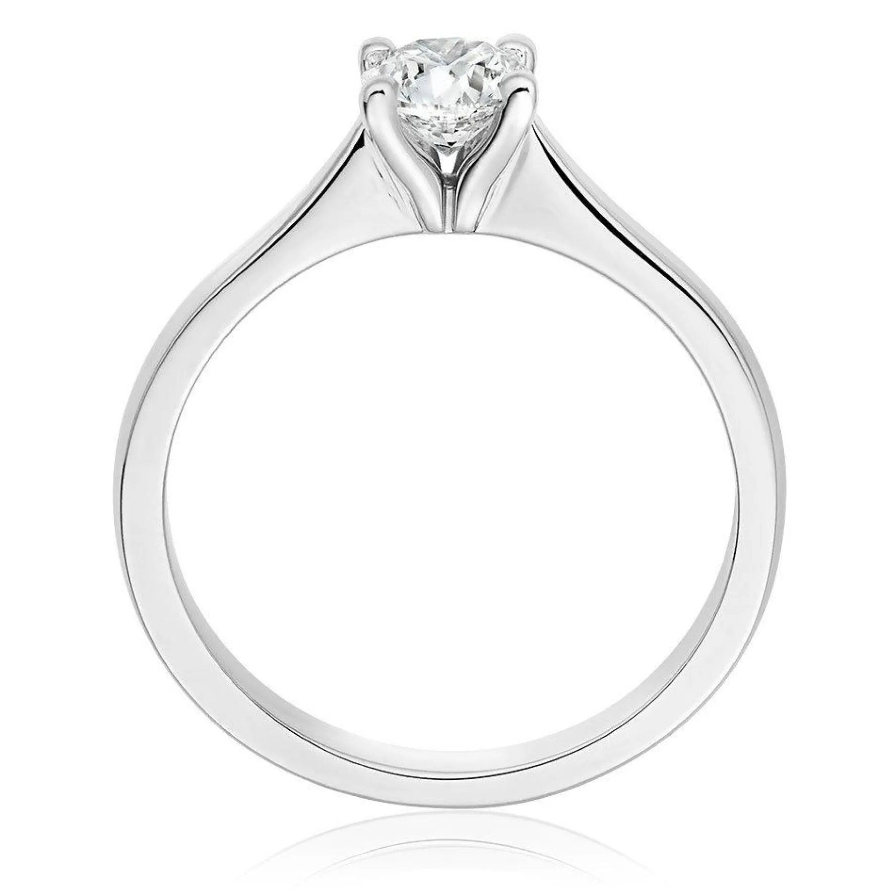 Beaverbrooks Platinum Diamond Solitaire Ring