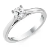 Beaverbrooks Platinum Diamond Solitaire Ring
