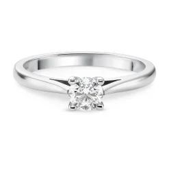 Beaverbrooks Platinum Diamond Solitaire Ring