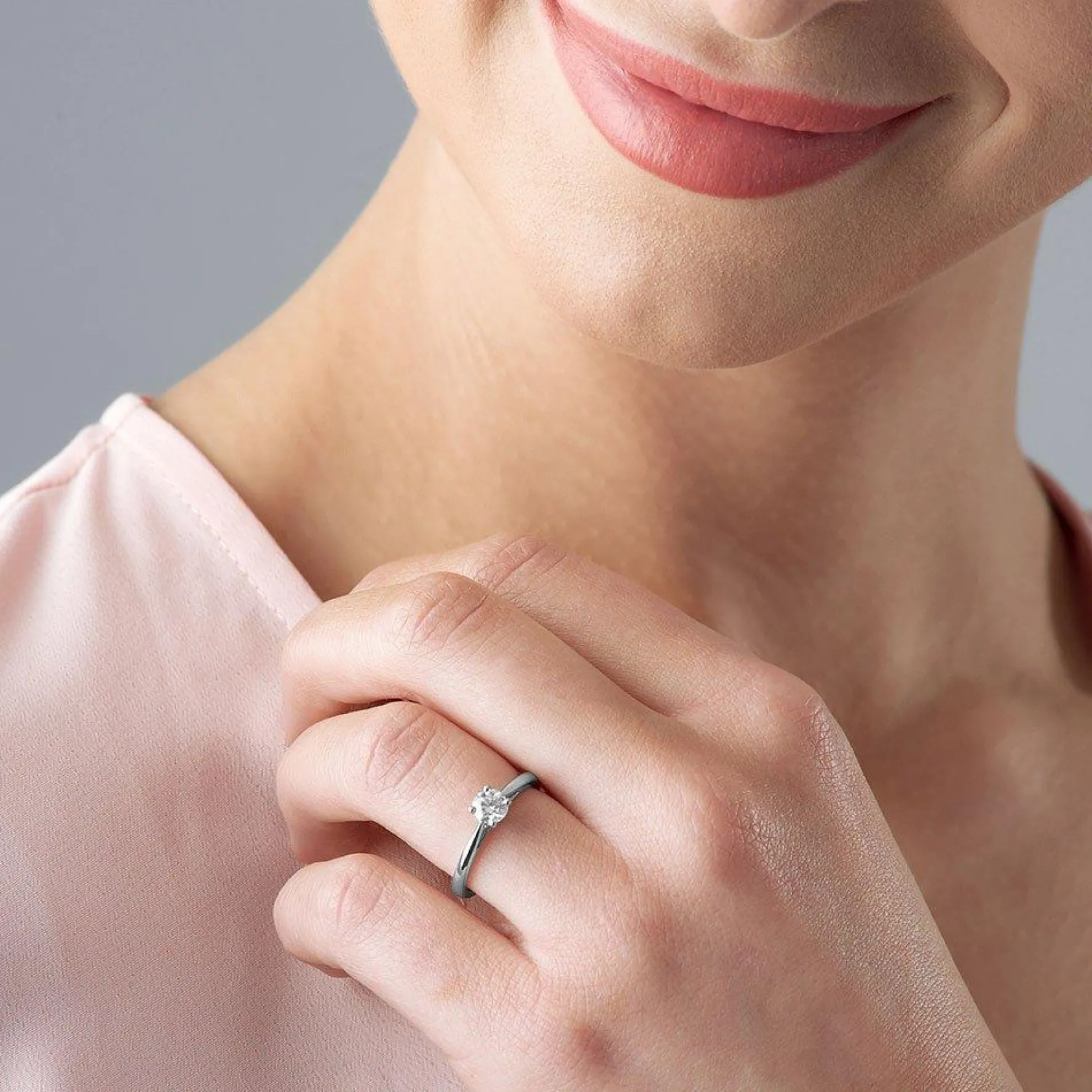 Beaverbrooks Platinum Diamond Solitaire Ring