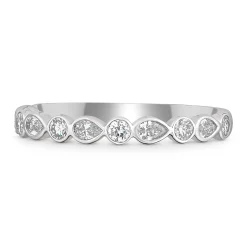 Beaverbrooks Platinum Diamond Ladies Wedding Ring